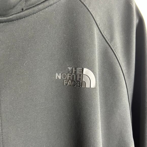 The North Face Womens WindWall Jacket Size XXL Black Softshell Fleece Lined Coat - Picture 5 of 9